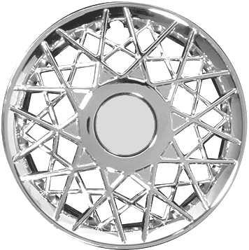 150c 16 Inch Aftermarket Ford/Mercury Chrome Hubcaps/Wheel Covers Set