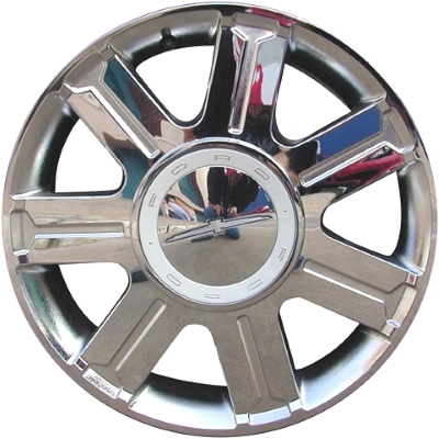 Ford Thunderbird 2004-2005 chrome 17x7.5 aluminum wheels or rims. Hollander part number ALY3533, OEM part number 4W6Z1007AA.