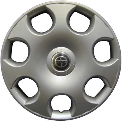 Scion xB 2004-2005, Plastic 7 Hole, Single Hubcap or Wheel Cover For 15 Inch Steel Wheels. Hollander Part Number H61129.