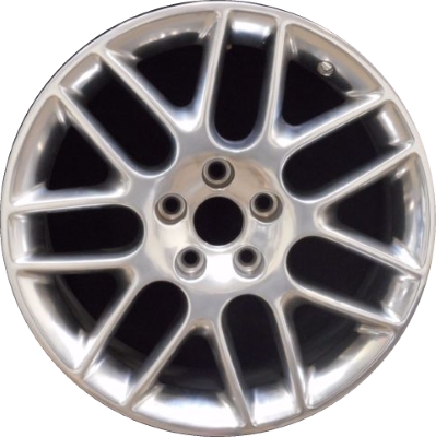 Ford Mustang 2011-2014 polished 18x8 aluminum wheels or rims. Hollander part number ALY3886A80, OEM part number CR3Z1007A.