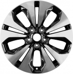 ALY74663 KIA Sportage Wheel/Rim Black Machined #529103W330