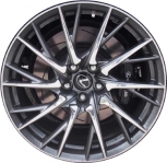 ALY74324 Lexus RC F Wheel/Rim Charcoal Polished #4261124780