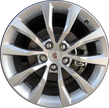 Cadillac XTS 2015-2017 powder coat hyper silver 19x8.5 aluminum wheels or rims. Hollander part number ALY4729U77, OEM part number Not Yet Known.