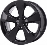 ALY9159U45 Jeep Cherokee Altitude Wheel/Rim Black Painted #5XT12TRMAA