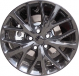 ALY9129U45/2589 Dodge Durango Wheel/Rim Black Painted #1XC19RMAA