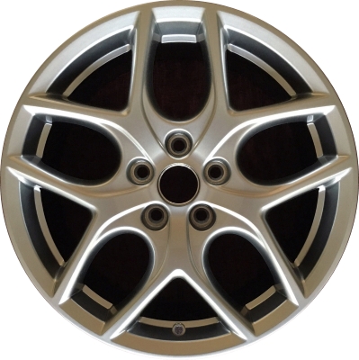 Ford Focus 2015-2018 powder coat silver 17x7 aluminum wheels or rims. Hollander part number ALY10011U20.LS45, OEM part number FM5Z1007C.