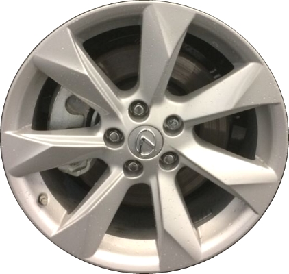 Lexus RX350 2016-2019, RX450h 2016-2019 powder coat silver 18x8 aluminum wheels or rims. Hollander part number 74336, OEM part number 42611-0E240, 42611-0E250, 42611-48810.