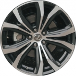 ALY74338U30 Lexus RX350, RX450h Wheel/Rim Charcoal Machined #426110E380