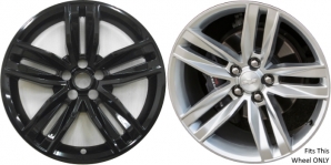 IMP-2576GB Chevrolet Camaro Black Wheel Skins (Hubcaps/Wheelcovers) 20 Inch Set