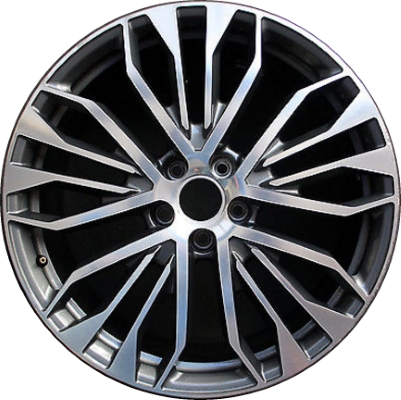 Audi A6 2016-2018 charcoal machined 20x8.5 aluminum wheels or rims. Hollander part number ALY58974, OEM part number 4G0601025BE.