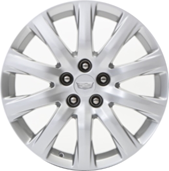 Cadillac CTS 2015-2016 powder coat silver 19x8.5 aluminum wheels or rims. Hollander part number ALY97709/190222, OEM part number 23221693.