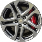 ALY5721 Chevrolet SS Caprice Wheel/Rim Grey Machined #92279055