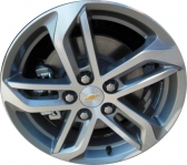 ALY5757U35 Chevrolet Equinox Wheel/Rim Grey Machined #23446991