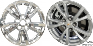 IMP-384X/7016PC Chevrolet Equinox Chrome Wheel Skins (Hubcaps/Wheelcovers) 17 Inch Set
