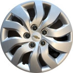 H8052/3301 Chevrolet Malibu OEM Silver Hubcap/Wheelcover 16 Inch #23198817