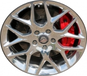 ALY5744 Chevrolet Corvette Wheel/Rim Polished #23288861