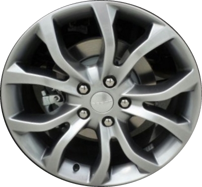 Dodge Durango 2016-2018 powder coat hyper silver 20x8 aluminum wheels or rims. Hollander part number ALY2568U77/2569, OEM part number Not Yet Known.