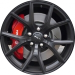 ALY9173U45 Jeep Grand Cherokee SRT Wheel/Rim Black Painted #6VC21RXFAA