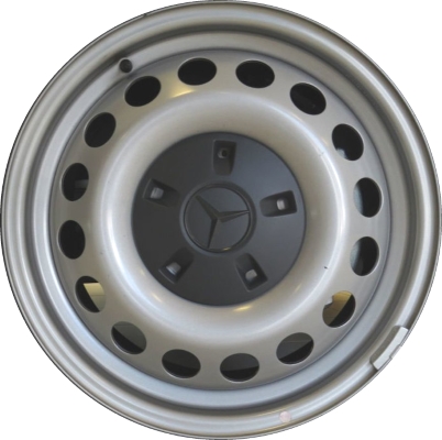 Mercedes-Benz Metris 2016-2023 powder coat silver 17x6.5 steel wheels or rims. Hollander part number STL85509U20, OEM part number 4.47401E+13.