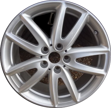 Mini Countryman 2020-2023 powder coat silver or black 18x8 aluminum wheels or rims. Hollander part number 86597, OEM part number 36106888852 36106888851.