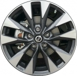 ALY62730U35 Nissan Sentra Wheel/Rim Charcoal Machined #403004FR9D