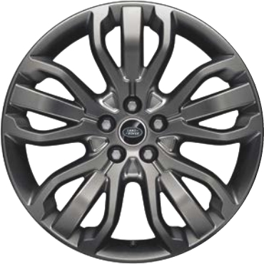 Land Rover Range Rover Sport 2014-2021 powder coat grey 21x9.5 aluminum wheels or rims. Hollander part number ALY72254U31, OEM part number LR072693.