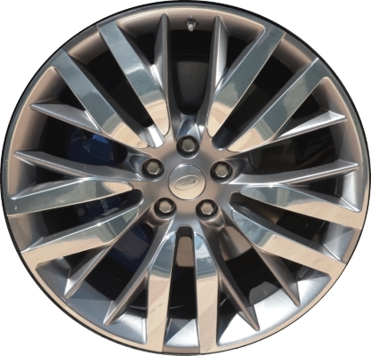 Land Rover Range Rover Sport 2015-2017 grey polished or powder coat black 22x9.5 aluminum wheels or rims. Hollander part number ALY72270/72283, OEM part number LR062328.