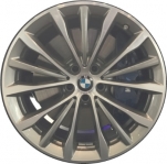 ALY86329 BMW 530e, 530i, 540i, M550i Wheel/Rim Grey Machined #36116873942