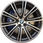 ALY86336 BMW 530e, 530i, 540i, M550i Wheel/Rim Orbit Grey Machined #36118053501