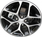 ALY4137U45 Buick LaCrosse, Regal Wheel/Rim Black Machined #20945671