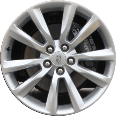 Cadillac XTS 2017-2019 powder coat silver 20x8.5 aluminum wheels or rims. Hollander part number ALY4795/96173, OEM part number 23491828.