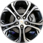ALY5813U45 Chevrolet Bolt Wheel/Rim Black Machined #42622153