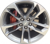 ALY5815U35 Chevrolet Camaro Wheel/Rim Grey Machined #23442886
