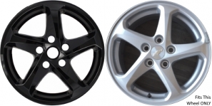 IMP-394BLK/6016GB Chevrolet Malibu Black Wheel Skins (Hubcaps/Wheelcovers) 16 Inch Set