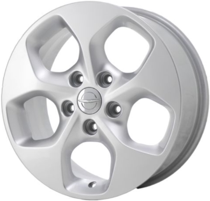 Chrysler Pacifica 2017-2020 powder coat silver 17x7 aluminum wheels or rims. Hollander part number ALY2590, OEM part number Not Yet Known.
