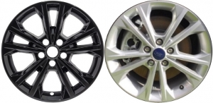IMP-414BLK/788GB Ford Escape Black Wheel Skins (Hubcaps/Wheelcovers) 17 Inch Set