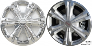 IMP-396X GMC Terrain Chrome Wheel Skins (Hubcaps/Wheelcovers) 18 Inch Set