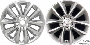 IMP-399X KIA Sorento Chrome Wheel Skins (Hubcaps/Wheelcovers) 17 Inch Set