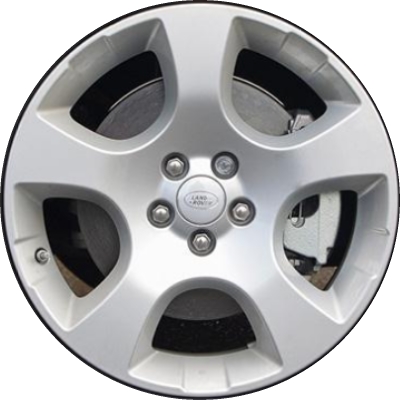 Land Rover Discovery Sport 2016-2018 powder coat silver 18x8 aluminum wheels or rims. Hollander part number ALY72279, OEM part number LR073534.