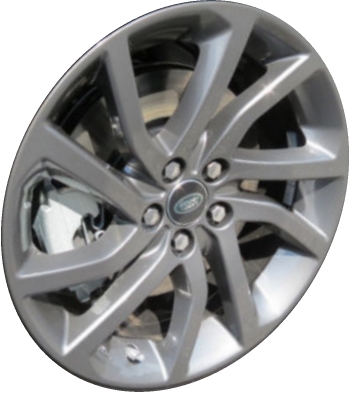 Land Rover Discovery Sport 2018-2021 powder coat grey 20x8.5 aluminum wheels or rims. Hollander part number ALY72264U35, OEM part number LR085994.