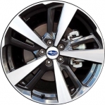 ALY68848 Subaru Impreza Wheel/Rim Charcoal Machined #28111FL02A