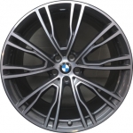 ALY86368 BMW X3, X4 Wheel/Rim Grey Machined #36108043671