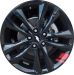 ALY5857U45 Chevrolet Malibu Redline Wheel/Rim Black Painted #23413255