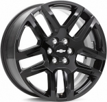 ALY5849U46/5898 Chevrolet Blazer, Traverse Wheel/Rim Black Painted #84208837