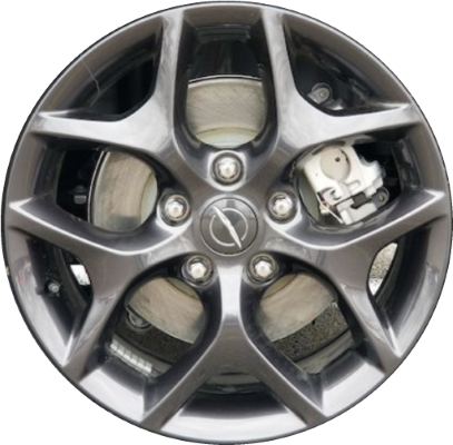 Chrysler Pacifica 2018-2020 powder coat charcoal 18x7.5 aluminum wheels or rims. Hollander part number ALY2593U30/2622, OEM part number 5RJ43RNWAB.
