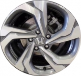 ALY64124 Honda Accord Wheel/Rim Grey Machined #42800TVAAA2