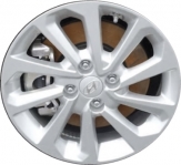 ALY70922 Hyundai Accent Wheel/Rim Silver Painted #52910J0200