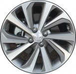 ALY70924 Hyundai Accent Wheel/Rim Grey Machined #52910J0300