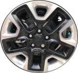 ALY9187U90 Jeep Compass Wheel/Rim Black Polished #5VC26TRMAA