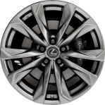 ALY74371 Lexus LS500, LS500h Wheel/Rim Smoked Hyper #4261A50290